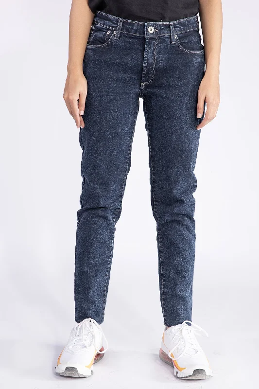 Skinny Fit Dark Wash Jeans - W21 - WDJ0001