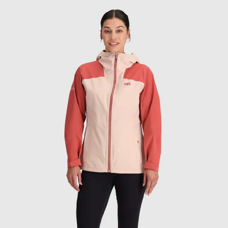 Women's Stratoburst Stretch Rain Jacket - Sienna Moondust Women's reversible jackets