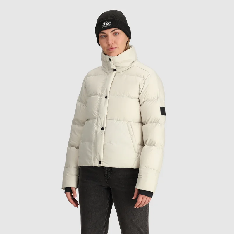 Women's Coldfront Down Jacket - Oyster Women's lined jackets