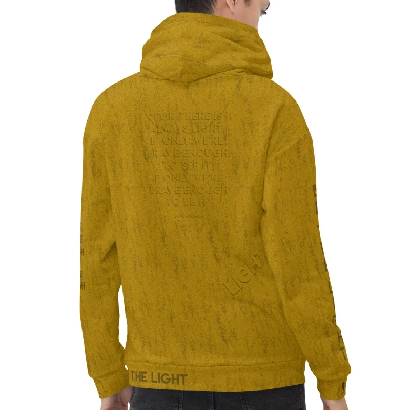 Be The Light Yellow Sweatshirt - All-Over Print Unisex Hoodie Pullover Hoodie Sweatshirt Trend