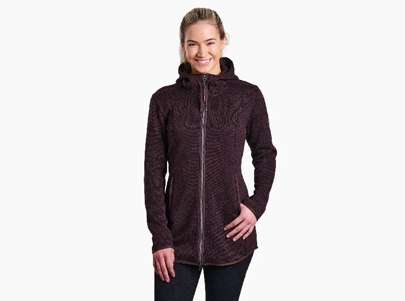 Women's Ascendyr Long Jacket - Ganache Women's vintage jackets