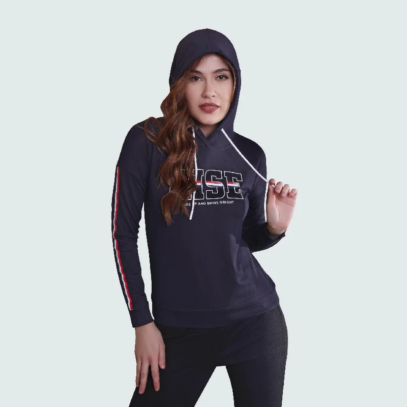 Ladies Full Sleeve Cotton Pullover Hoodie Cozy Hoodies & Sweatshirts