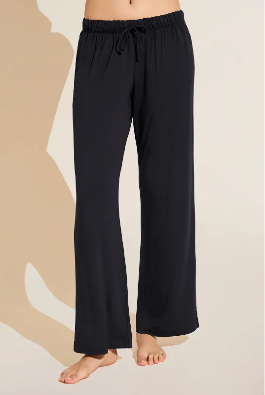 Eberjey Gisele Everyday Straight Leg Pant - Black Spa pajama sets