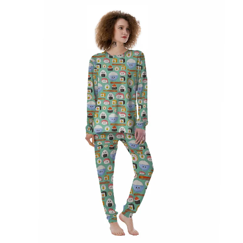 Food Japanese Print Pattern Women's Pajamas High-end pajama sets