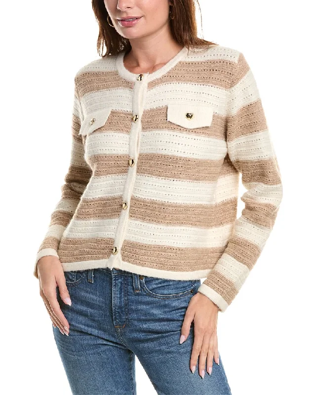 ANNA KAY Carreaux Cardigan Zip-up sweaters