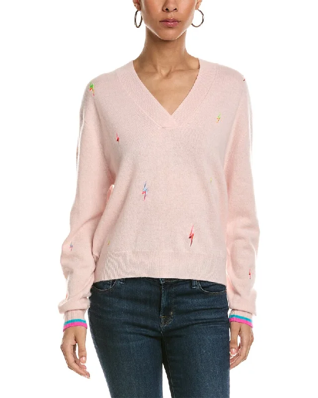 Brodie Cashmere Lightning Bolt Cashmere Sweater Breathable sweaters