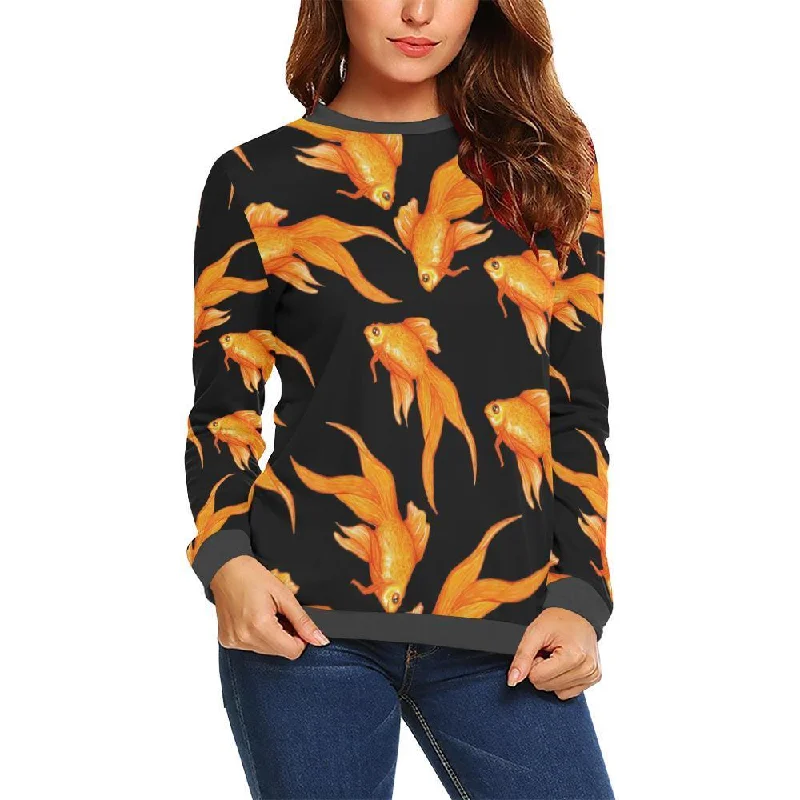 Goldfish Print Pattern Women's Sweatshirt Canada Goose sweaters