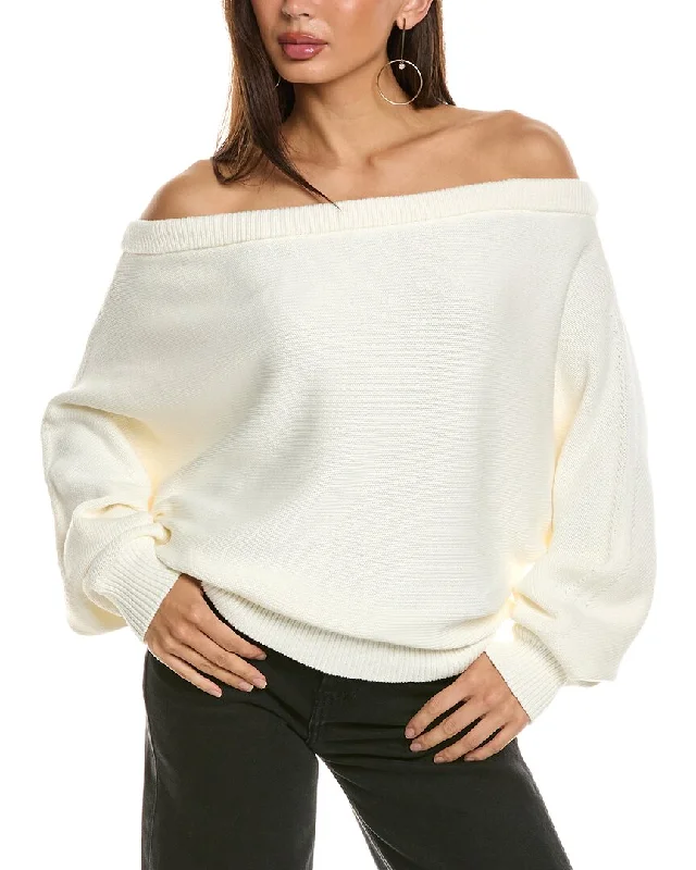 Helmut Lang Ruched Dolman Sweater Softest cashmere sweaters