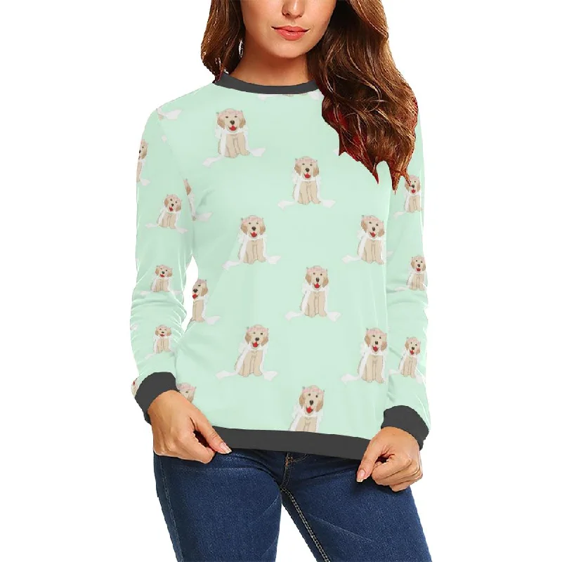 Pattern Print Golden Retriever Women's Sweatshirt Kids' sweaters