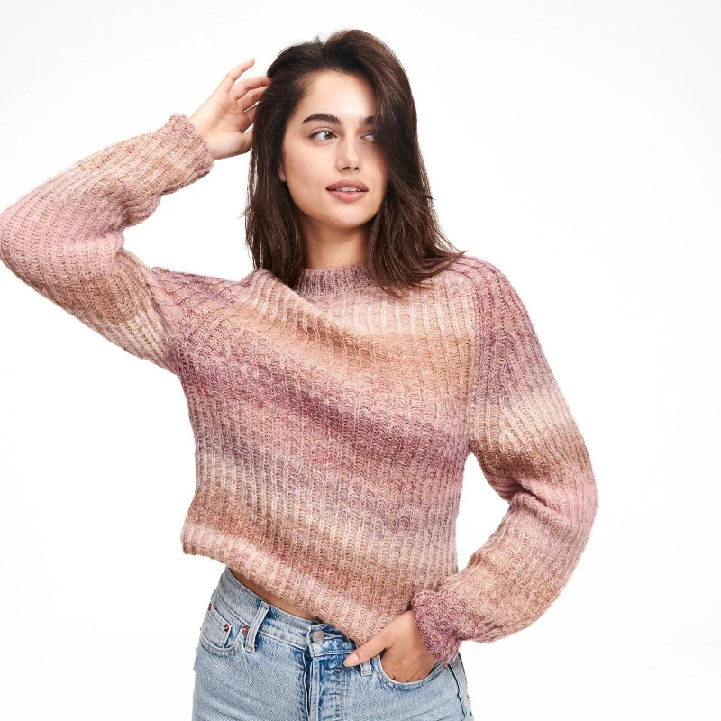 Alpaca-Blend Space Dye Crewneck Sweater Wool sweaters