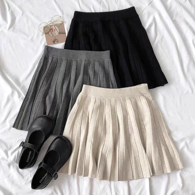 3 COLORS FASHION KNIT SKIRT BY61169 Anniversary unclassified skirts