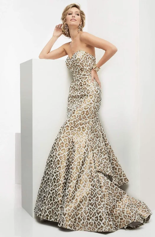 Jasz Couture - Leopard Sweetheart Mermaid Gown 5911 Men's party outfits