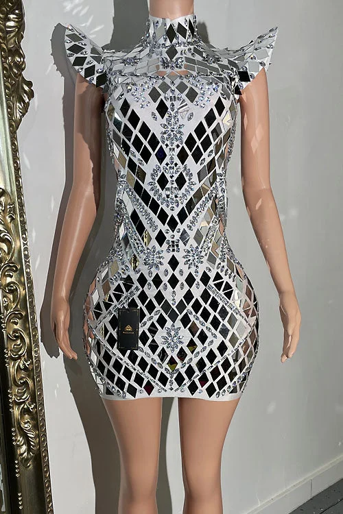 Artemis Diamante Mirror Dress(Ready To Ship) Anniversary unclassified dresses