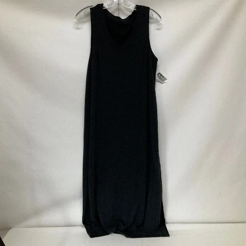 Athletic Dress By Lululemon In Black, Size: 8 Satin unclassified dresses