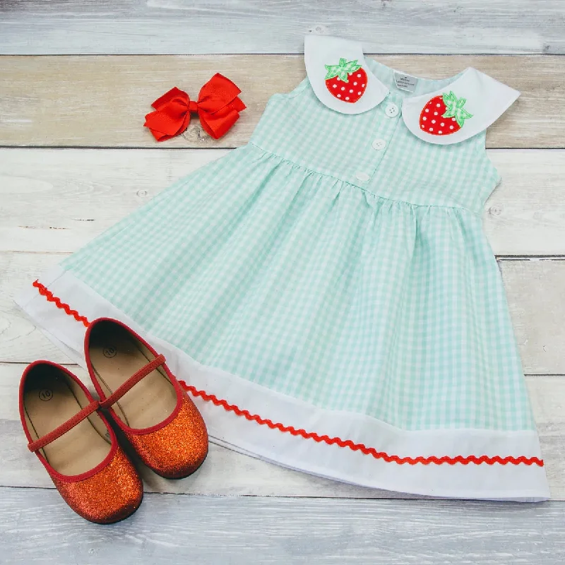 Berry Special Strawberry Dress Denim unclassified dresses