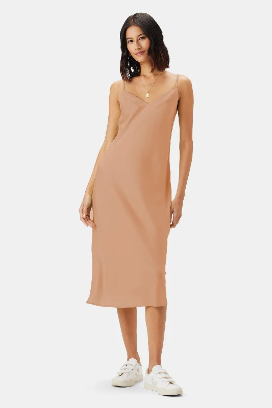 Briana Washable Silk Dress - Biscotti Formal unclassified dresses