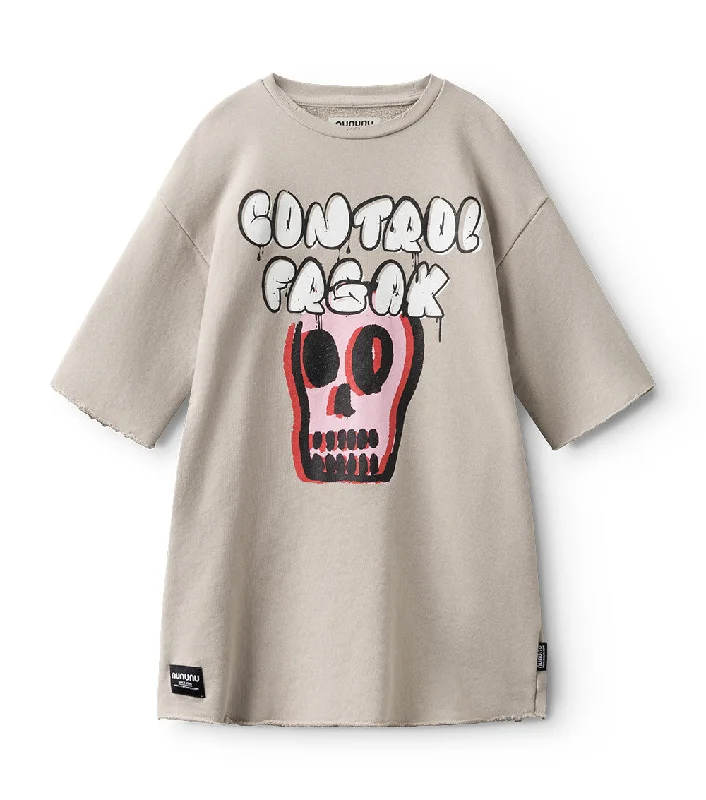 bubbly dizzy skull sweat dress Casual unclassified dresses