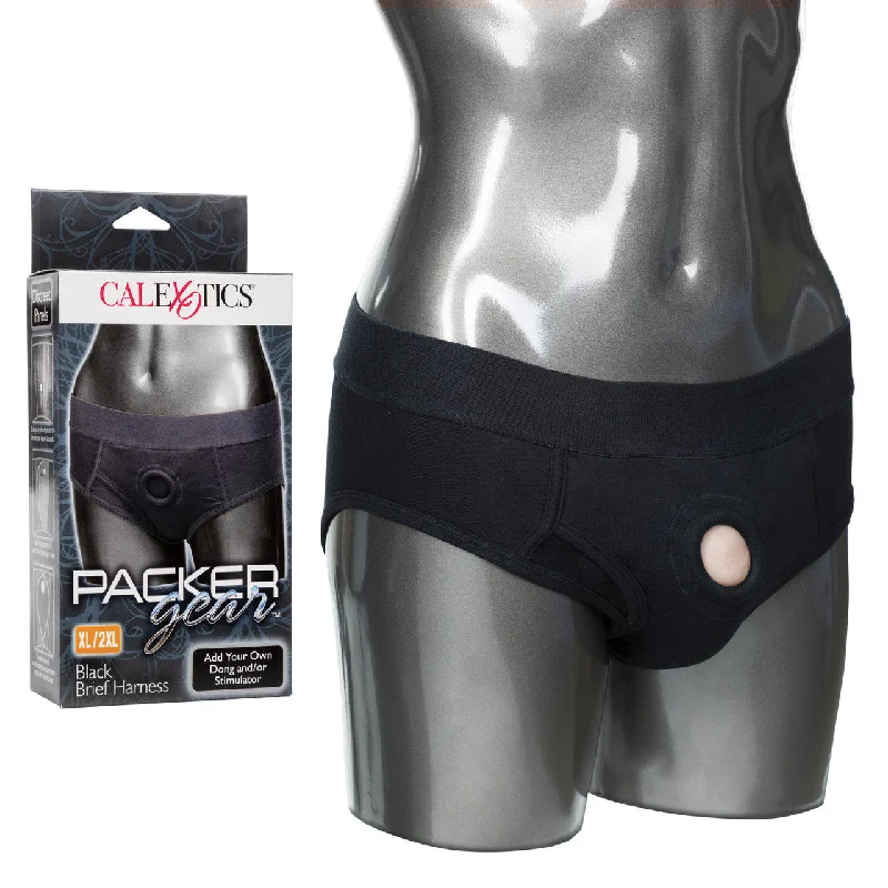 CaleXOtics Packer Gear BRIEF HARNESS XL/2XL Black Breathable unclassified dresses