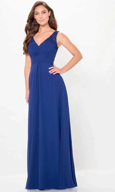 Cameron Blake CB3239 - Applique Chiffon Evening Dress Budget-friendly unclassified dresses