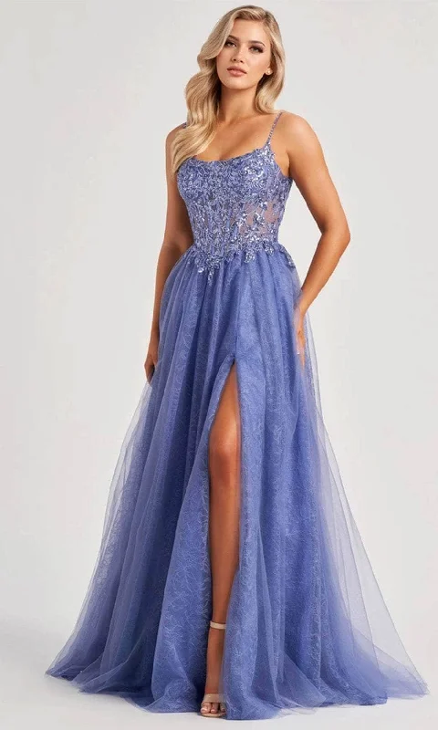 Colette By Daphne CL8240 - Embellished Illusion Corset Gown Discounted unclassified dresses