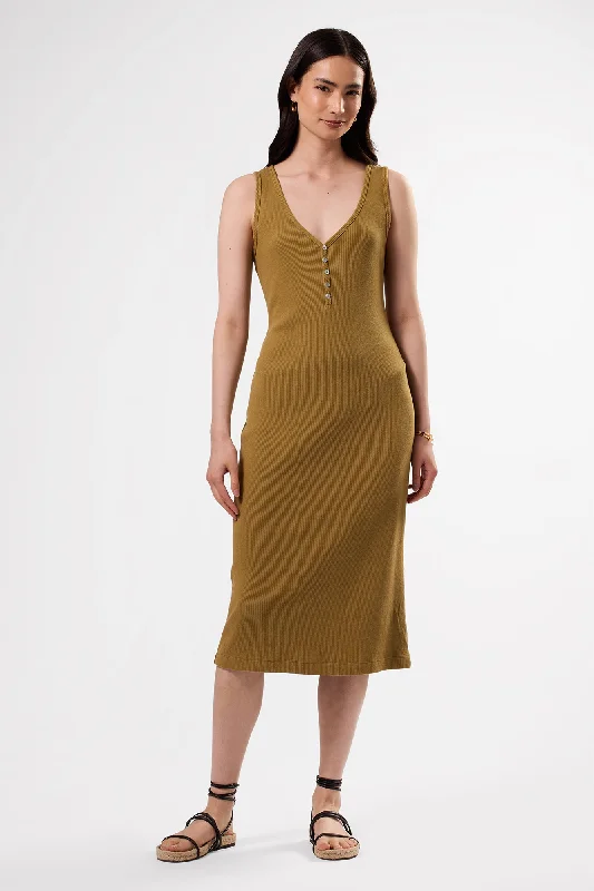 Deacon Organic Cotton Modal Rib Dress - Elm Popular unclassified dresses