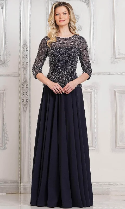 Marsoni by Colors MV1319 - Jewel Neck A-Line Formal Gown Sequin unclassified dresses