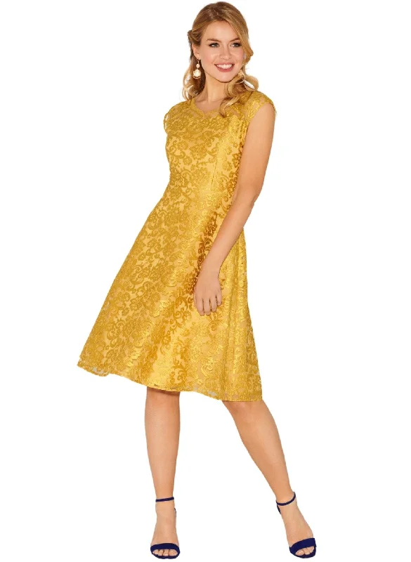 Paris Dress - Saffron Gold Casual unclassified dresses