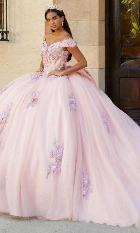 Quinceanera Collection 26061 - Embroidered Off-Shoulder Gown Y2K unclassified dresses