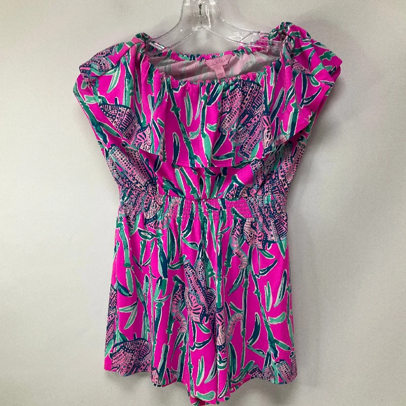 Romper By Lilly Pulitzer In Pink, Size: Xxs Vintage unclassified dresses