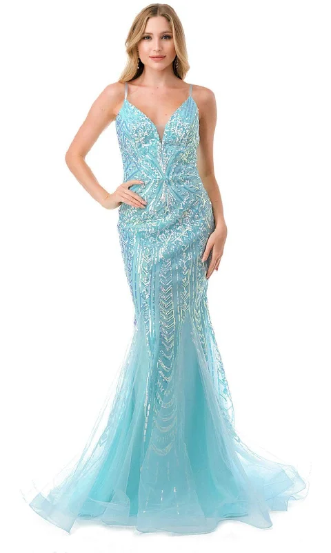 Trevi Collection L2816J - Mermaid Evening Gown Halter unclassified dresses