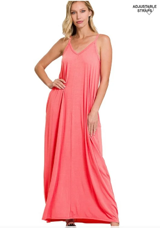 V Neck Cami Dress Engagement unclassified dresses