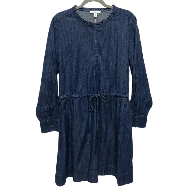 Dress Casual Short By Free Assembly In Blue Denim, Size: L Soft Pleated Skirt