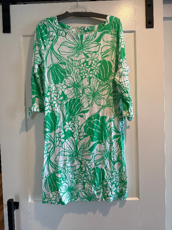 Dress Casual Short By Lilly Pulitzer In Green, Size: Xl Black Mini Skirt