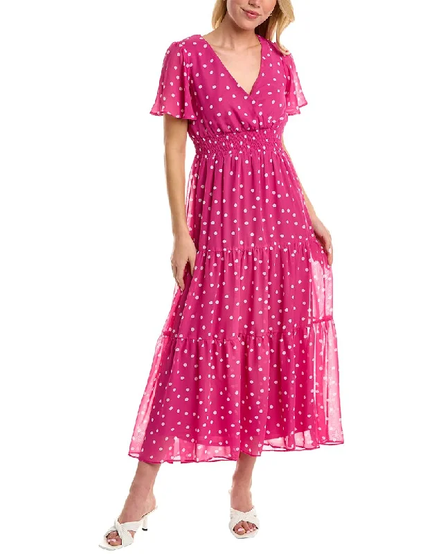 MAISON TARA Polka Dot Maxi Dress Maxi Skirt Casual