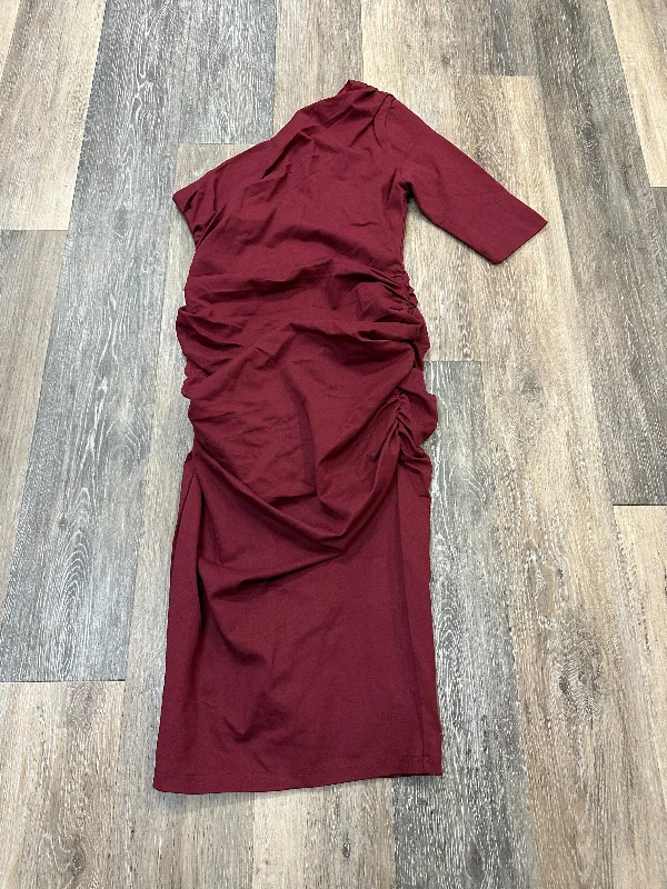 Dress Casual Midi By Alieva In Red, Size: M Wraparound Midi Skirt